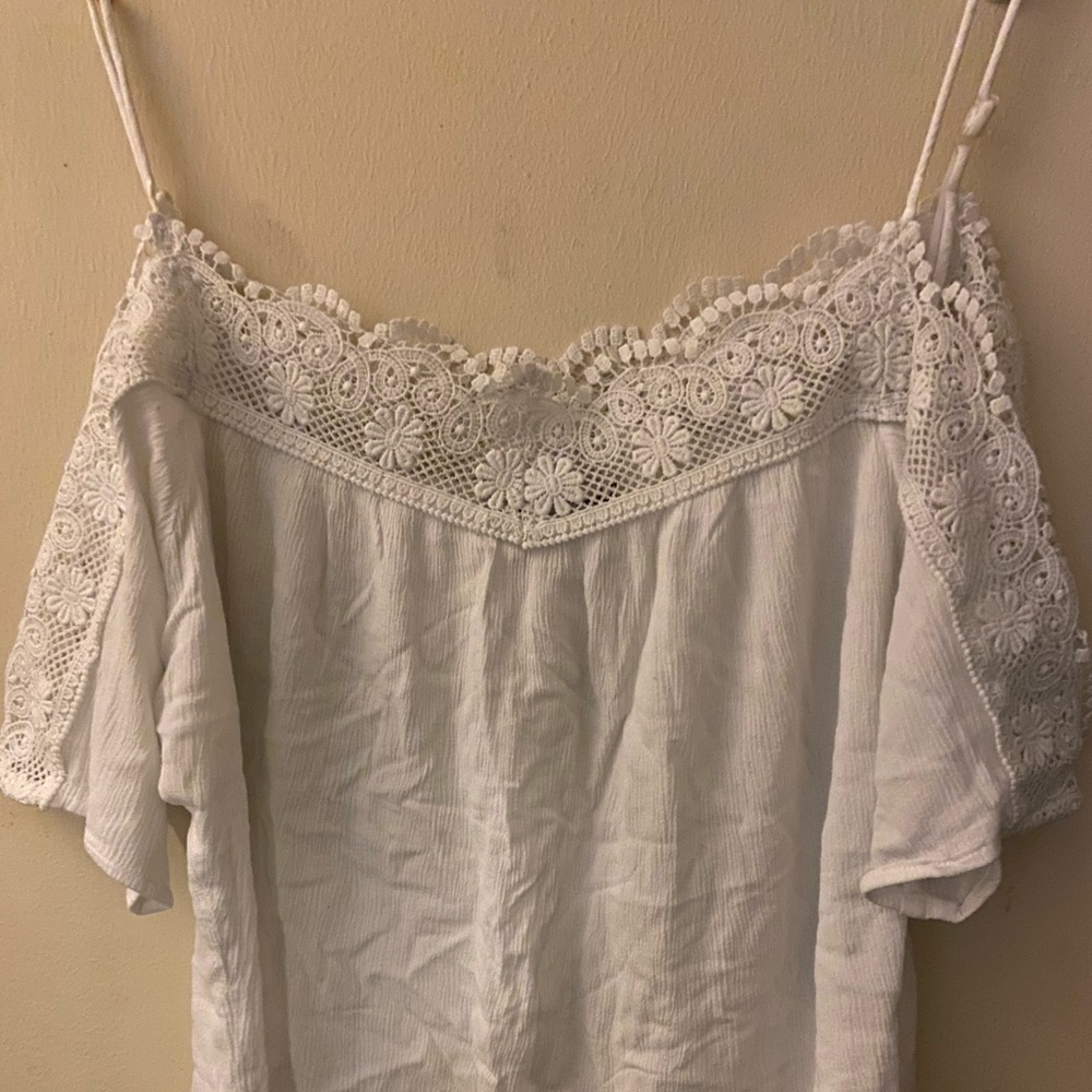 Gypsies and Moondust off shoulder top